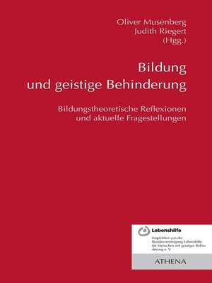 cover image of Bildung und geistige Behinderung